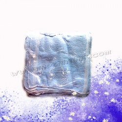 12"X12"藍色四方毛巾(24條)