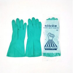 Nitrile綠色膠手套(1對)